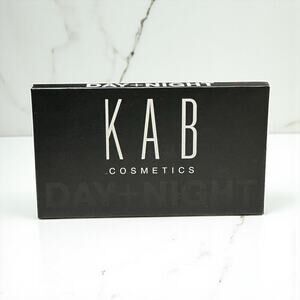 KAB Cosmetics Day + Night Eyeshadow Palette Neutral & Glam Tones Brand New